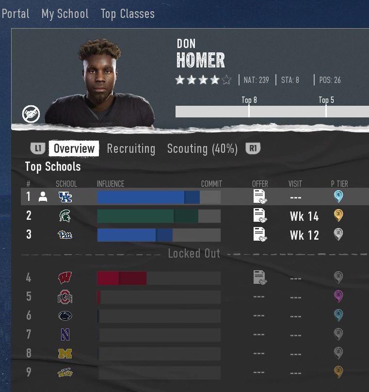 bordeauxyoutube's tweet photo. The scheduling glitch has been fixed in College Football 25! Huge for recruiting in dynasty https://t.co/Nl3pBCvQSP