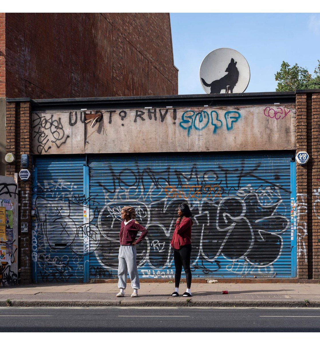 Number 4!?  Banksy strikes again… in Peckham…. 186 Rye Lane