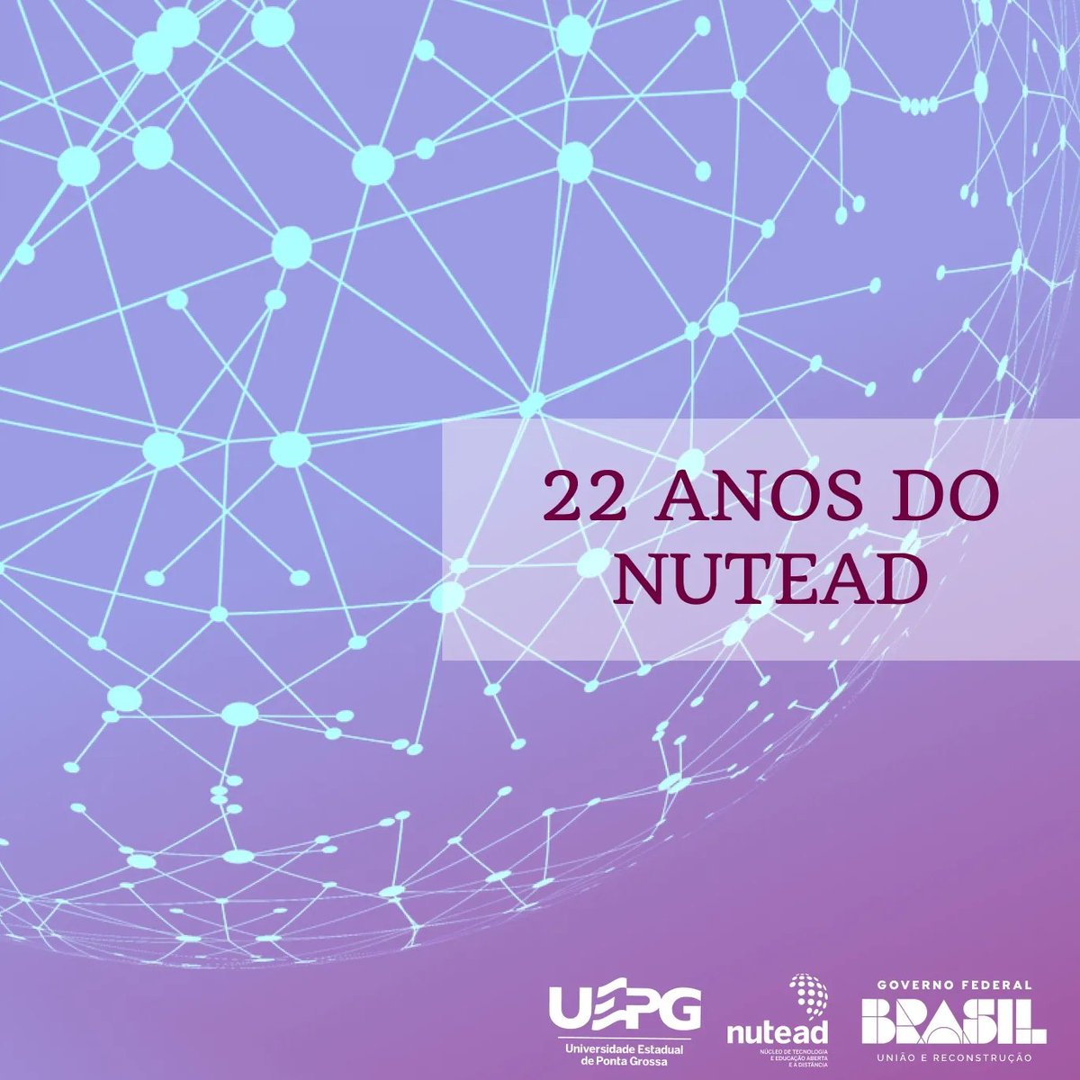 nutead_uepg's tweet photo. 🙌O dia é memorável! 

😍O Nutead completa, hoje, 22 anos com mais de 60 polos de apoio presencial e amplia novos horizontes no ensino por meio de programas de intercâmbio estudantil.  

👏Vida longa ao Nutead! https://t.co/LAaOx8psvK