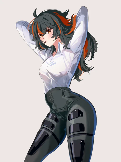 Hair down Zhu Yuan rkgk#ZenlessZoneZero #zzzero #ZhuYuan 
