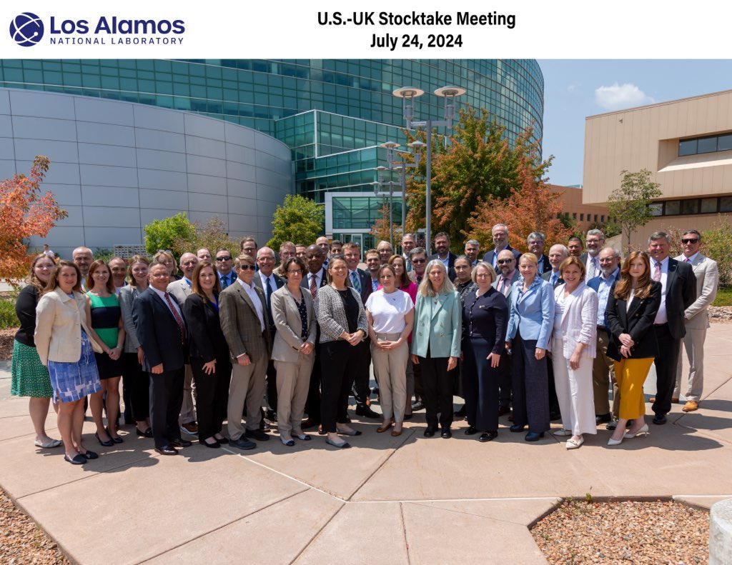 ChiefDefNuclear's tweet image. Thank you to @LosAlamosNatLab and @NNSANews for hosting the annual MDA Stocktake. Great to see the UK-US relationship so strong and inspiring to see the work of LANL’s scientists and engineers up close. Such a fantastic programme.
@AWE_plc
@losalamosmuseum