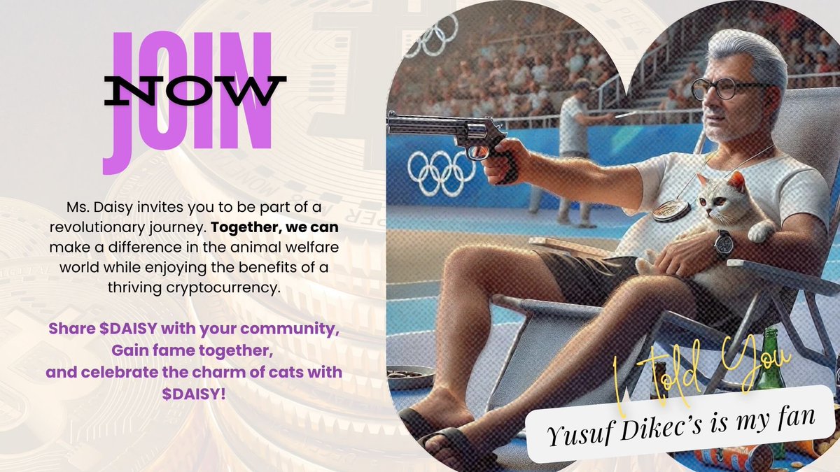 daisytokenbase's tweet photo. @wallstreetbets How about buying a cat-themed token since today is international cat day $DAISY #DAISYTOKEN #DAISYUSUF'SCAT https://t.co/KHFKUPmooS