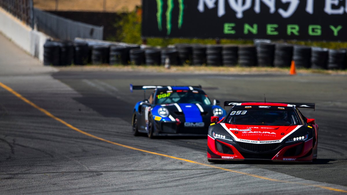 zdravkost's tweet photo. A perfect Saturday in wine country 🍷
On Aug 8, 2020, Shelby Blackstock and Trent Hindman swept the poles for both #GTWorldChAm races at Sonoma in the Racers Edge NSX GT3 Evo.
Total domination.
📸: @JASMotorsport https://t.co/nPynE0OMRH