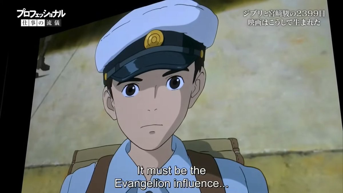 Gapso_'s tweet photo. Miyazaki saying Takeshi Honda made The Boy and Heron designs look like Evangelion, *too modern* lmao https://t.co/Eb4G68PvxW