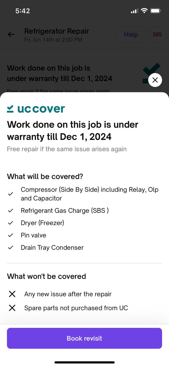 JanapareddyR's tweet photo. @urbancompany_UC I lost faith in your service response. When I want to claim warranty your system keeps showing that “ no service personnel are free at this time”  this appears very unprofessional https://t.co/I4cTqXlIqC