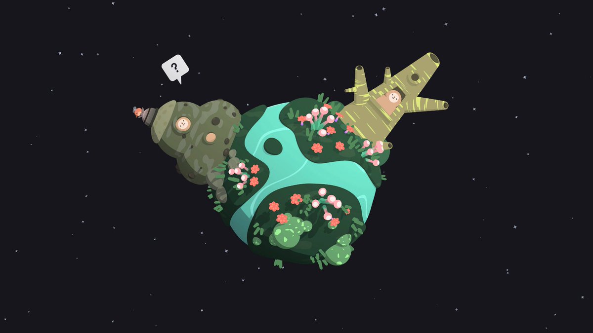 「now what? ヘンテコ惑星をクリックしてな顛末を見届けるゲーム。 突拍子も」|ササン三 / Sassan03のイラスト