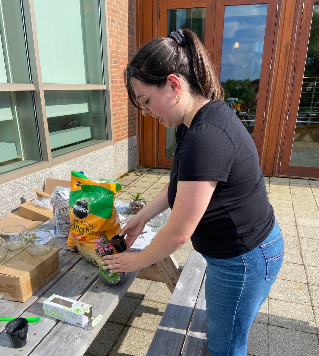 JAX_Education's tweet photo. Is Terrarium Thursday a thing? It is this week! 🙌
Several of @jacksonlab's Bar Harbor-based trainees recently participated in a community-building event to make terrariums together! 🪴🌱
#JAXTrainee https://t.co/rAGZX8l1GW
