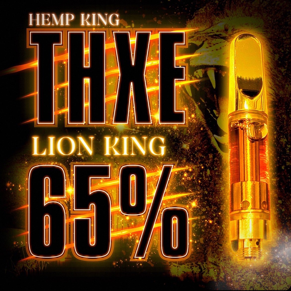 🦁HEMPKING Presents
　　新商品プレゼント企画🦁

👑LION KING THXE65%🦁
♦#THXE×#DGN×#CRD

合計2名様✨

ご購入は↓
【lit.link/hempking】

応募条件⏰　8/15〆
✅フォロー
✅投稿をRT &amp;レビュー

上級者向けのリキッド🔥
存分に遊びたい方へ🦁
