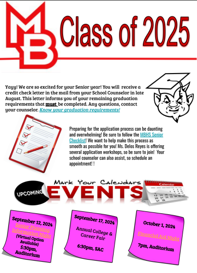MBHSCounseling's tweet photo. Be sure to check out our "Back to School" Newsletter! 😄😄Information for ALL grade levels, and parents too! Check it out: https://t.co/ioG6OC6vio https://t.co/eWaIwp32pO