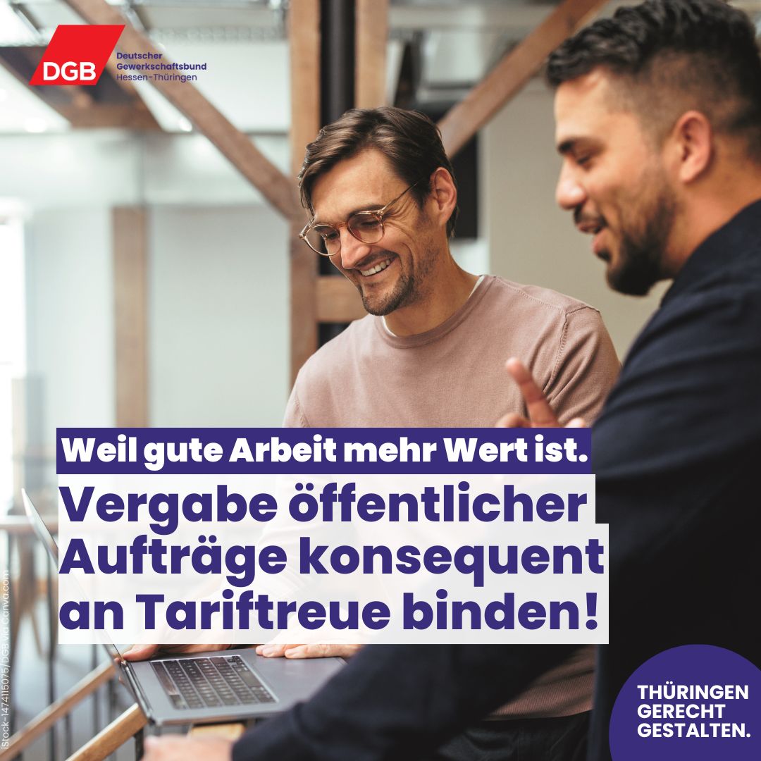 🍟Momentan rollt das #Frittenmobil durch Thüringen. Dahinter steckt ein ernstes Thema: Für immer weniger Unternehmen gelten #Tarifverträge. Das Land muss seine Möglichkeiten zur Stärkung der #Tarifbindung nutzen &amp;  öffentliche Aufträge konsequent an Tariftreue binden. #tarifwende