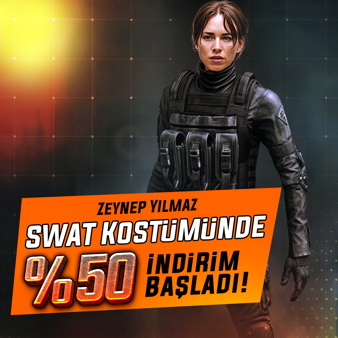 Zeynep Yılmaz SWAT Kostümünde %50 İndirimi Kaçırma! 🥳