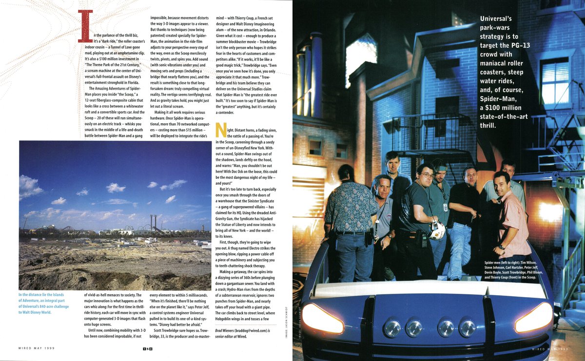 scottwalker88's tweet photo. 25 years later, Spider-Man is still the GOAT.

A behind the scenes look and interviews with the team behind it from May 1999 in Wired magazine. https://t.co/0DTGy94GAw