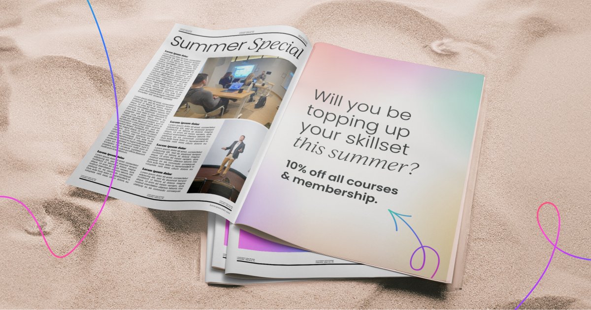 For the entire month of August, we're offering 10% off all courses and membership plans. 💰

There’s no better way to boost your earning potential, unlock endless resources, and skyrocket your career. 🚀

Use code: SUMMER2024 at checkout.

eu1.hubs.ly/H0bCLHy0

#b2b #marketing