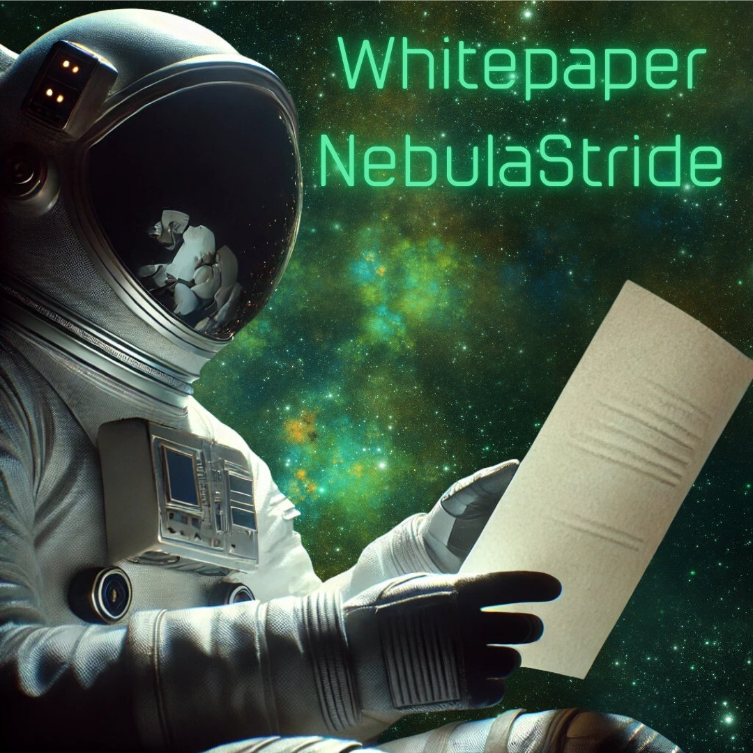 Whitepaper NebulaStride The NebulaStride Whitepaper is the premier source  of information about our project, providing a comprehensive overview of its  goals, technologies, and strategies. Download the full #NebulaStride  #Whitepaper in PDF format