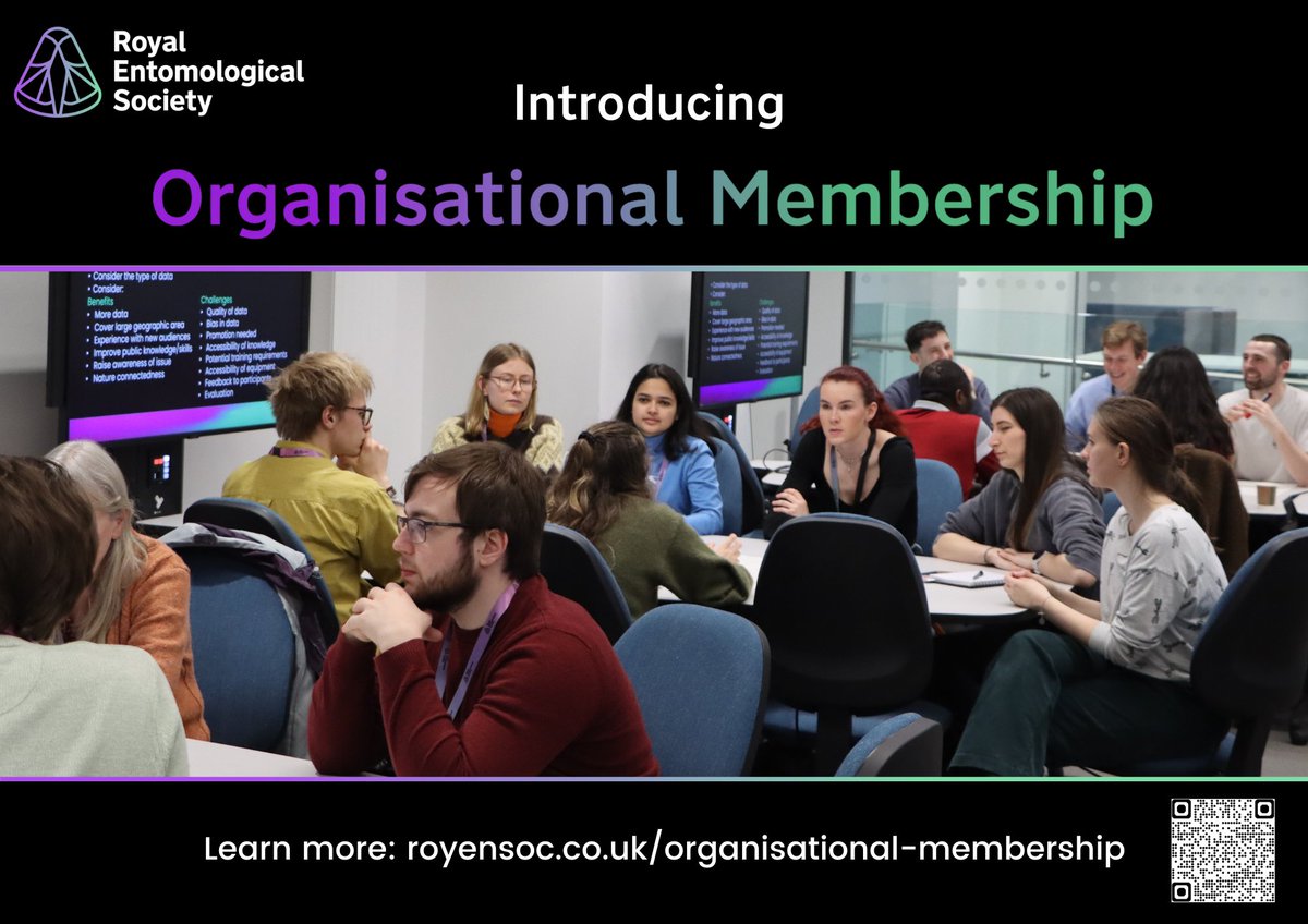 We are delighted to launch our Organisational Membership scheme 🪲

This option enables organisations to provide RES membership to their staff team at a discounted rate. We encourage partners &amp; supporters across academia, NGOs &amp; industry to join us 🔽

royensoc.co.uk/organisational…