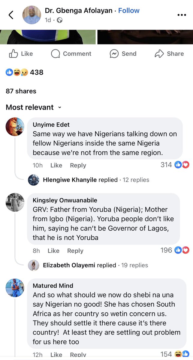 Let them keep blaming South Africans