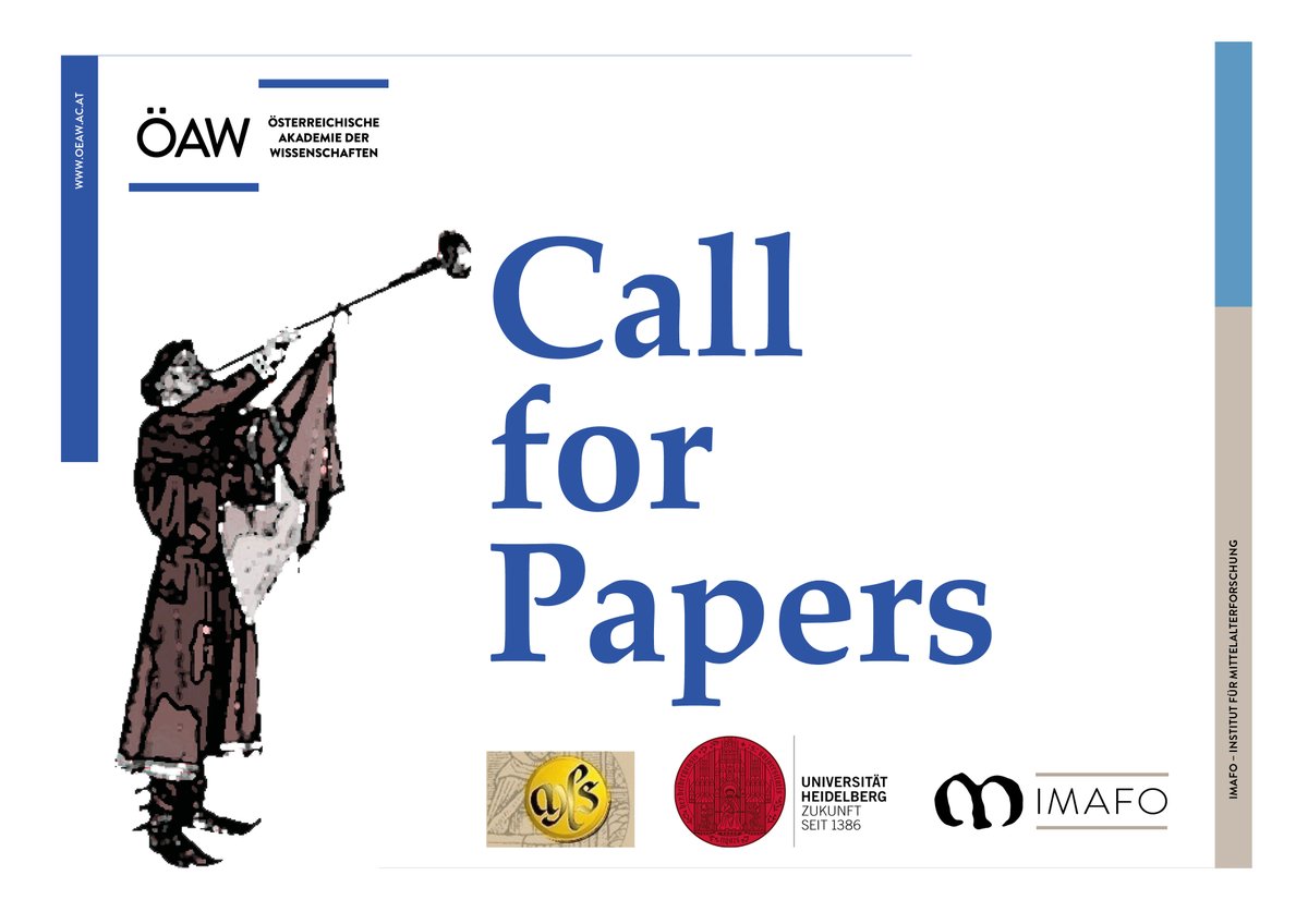 ‼️CALL FOR PAPERS!📜Sessions at the #IMC2025
Medieval Sermon Studies | Learning in Iberia, Learning from Iberia | deadline 15 Sept. 2024
<a href="/IMC_Leeds/">IMC_Leeds</a> <a href="/imafo_oeaw/">IMAFO</a>  <a href="/oeaw/">Austrian Academy of Sciences</a> 

oeaw.ac.at/imafo/veransta…
