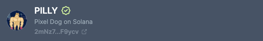 $PILLY - Pixel Dog tweet media