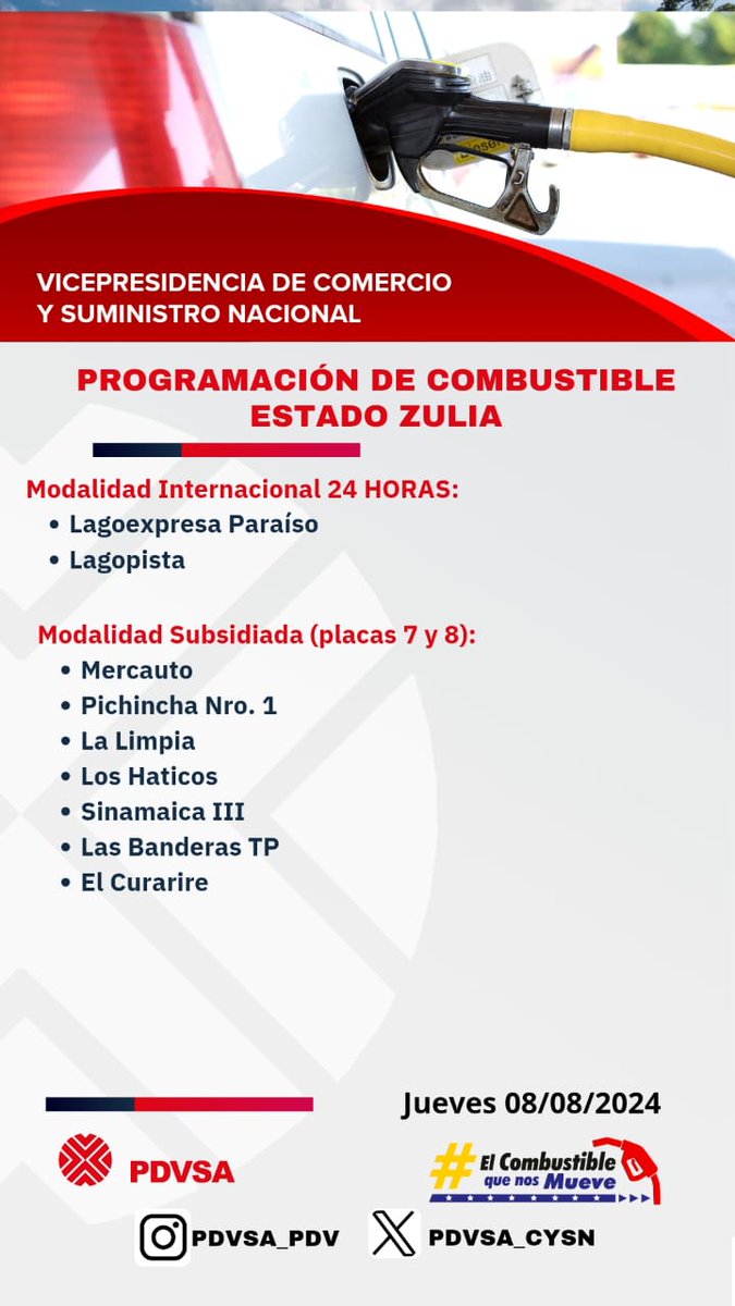 PDVSA Comercio y Suministro Nacional tweet media