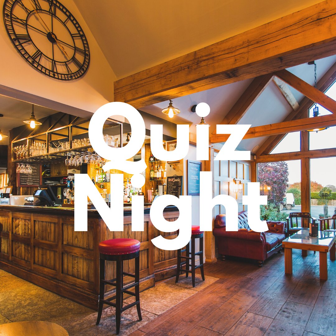 Redlionstaffs's tweet photo. Time to get those thinking caps on and book your table for our Quiz Night next Thursday (15th)⁠!⁠
⁠
£1.50pp to enter | 7:30pm start | Maximum of 6 per team⁠
⁠
All proceeds go to Bradley Church⁠
⁠
Book your table 👉️ https://t.co/rwvaagqUf6⁠
⁠
#RedLionStaffs #Stafford https://t.co/TOQHzSKi0D