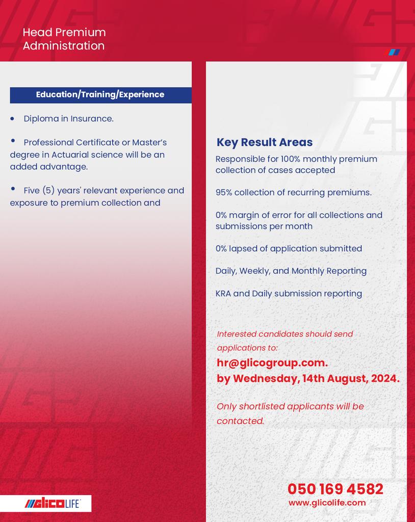 GLICOLife's tweet image. We are hiring!

#GLICOCares
#GLICOGroup