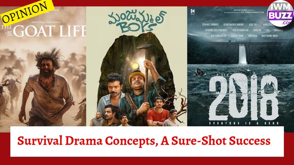 iwmbuzz's tweet photo. Survival Drama Concepts, A Sure-Shot Success: Aadujeevitham: The Goat Life, Manjummel Boys And 2018 Effectively Prove It
#SurvivalDramaConcepts #malayalamcinema #bollywood #AadujeevithamTheGoatLife #Blessy #PrithvirajSukumaran #visualromance #manjummelboys #soubinshahir #tovinothomas #Malayankunju #FahadhFaasil #NH10 #anushkasharma #trapped #RajkummarRao #Helen #AnnaBen #pihu
https://t.co/U8XFfudHFg