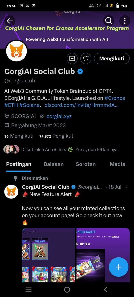 jihan_queenmas's tweet photo. @GiveAwayHost @corgiaiclub Done https://t.co/iwSobvAdFN