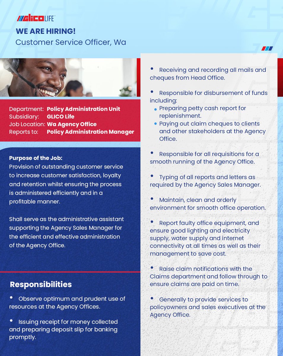 GLICOLife's tweet image. We are hiring!

#GLICOCares
#GLICOGroup