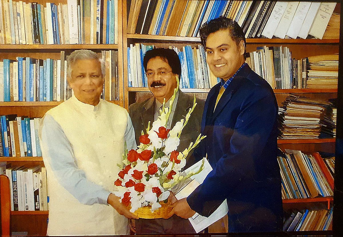 Quaseed's tweet photo. Congratulations to Dr Yunus on taking on the leadership of the country! Wishing and praying for his good health n long life! Hoping he can create completely new leadership, policies, systems and vast constitutional ammendments! https://t.co/oVfgvoE2sf