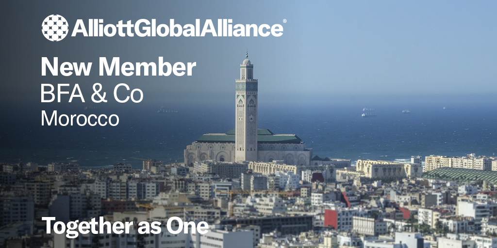 <a href="/AlliottGlobal/">Alliott Global Alliance</a> is delighted to have appointed business law firm BFA &amp; Co in Morocco to membership. Affiliation with AGA expands BFA's reach to some 100 countries.  Read more alliottglobal.com/news/law-firm-… #membership #legal #Morocco #doingbusiness #TogetherasOne 🇲🇦