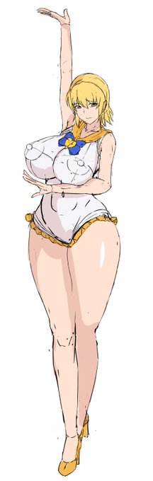 セラムン衣装のカガリのラフ
本当は年増キャラにしたかったけどまあ普段とのギャップもあるしええやろの精神
ただヴィーナスのポーズが縦に長すぎる 