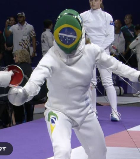 ブラジルのフェンシングのマスクがなんていうかすごい