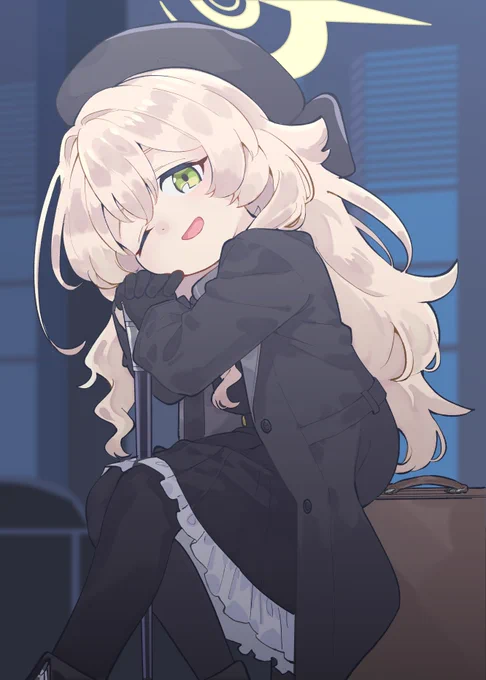 C104カラーイラスト本より、ニヤニヤ教授(ブルアカ二次創作) 