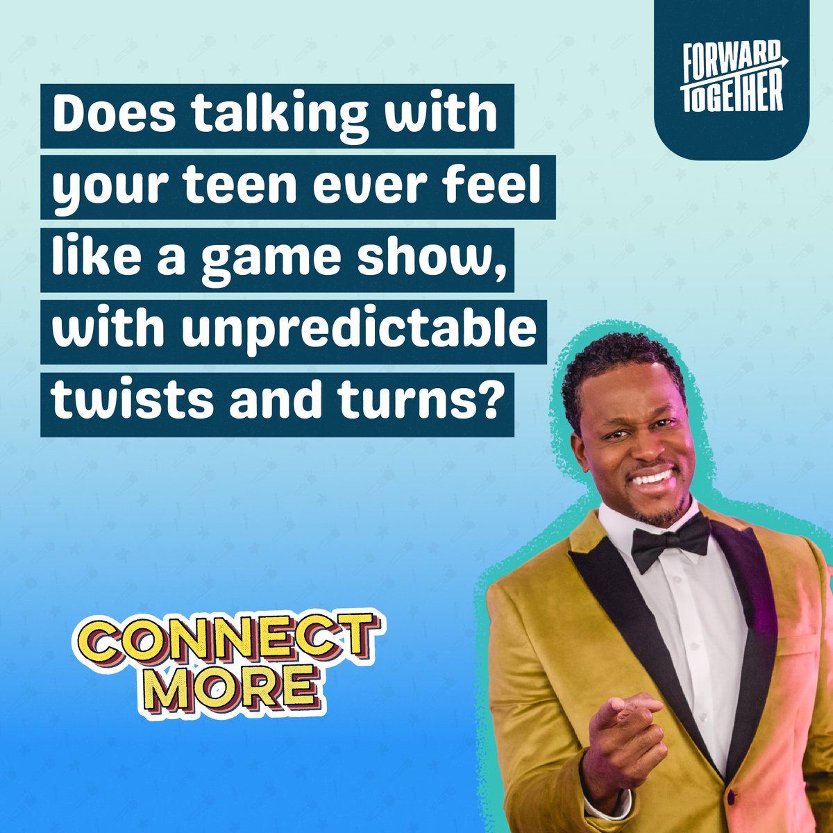 Did you know that by connecting with your teens, you support their mental health? Level up your relationship and Connect More at ForwardTogetherCO.com 
parents.forwardtogetherco.com/connect-more/