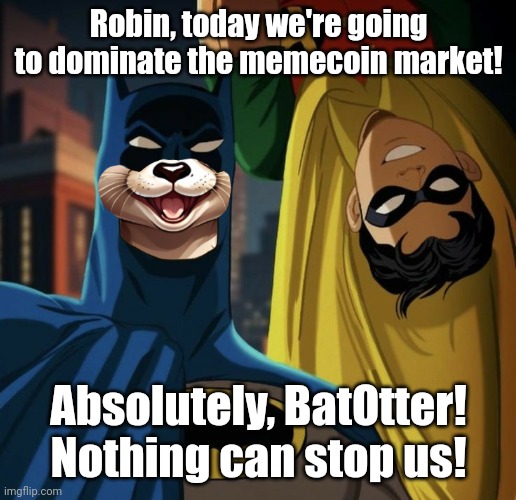 💥 BatOtter: The Guardian of #Memecoins! 💥
🌟 #BabyOtter is here to save the day and protect your #investments!

t.me/OfficialBabyOt…

#Crypto #Solana #BullRun #OlympicGamesParis2024 #Paris2024 #OlympicGames #Pepe #Spike #CMC #DeFi #1000x #BTC #Bitcoin #BNB #Binance #Elon #X