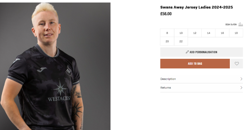 SwansWomen's tweet photo. 🔢 You can now get your favourite Swansea City Women's star on the back of your @SwansOfficial shirt 🙌

Click here to get yours now 👇