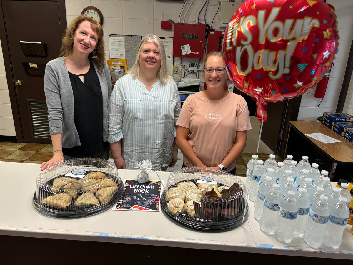 Breakfast was delivered across the district to appreciate all of our educators!  Tasty treats for all! What a great day in Dickson County!  Part  6 #LeadingTeachingLearningTogether