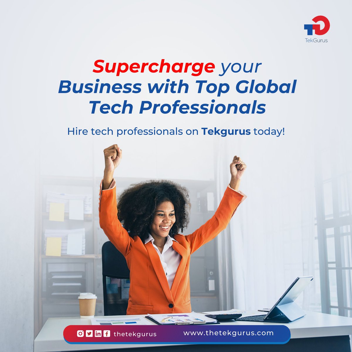 theTekGurus's tweet photo. To supercharge your business, visit https://t.co/N71qK3ncXu to hire top tech professionals around the world.   

#hiring #techprofessionals #techtalents #softwaredevelopment #techbusiness #fintechs #nigeria #ghana #tekgurus #techjobs #techprojects https://t.co/5x0dj4pxqm