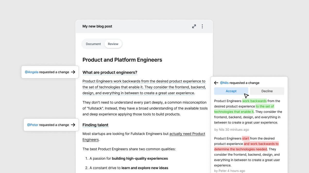 Collaborating with Markdown files is painful🤮. 

What if <a href="/lixCCS/">lix</a> had a Markdown plugin and someone built a Markdown editor that uses lix change control features?

Case study 👇
opral.substack.com/p/collaborativ…