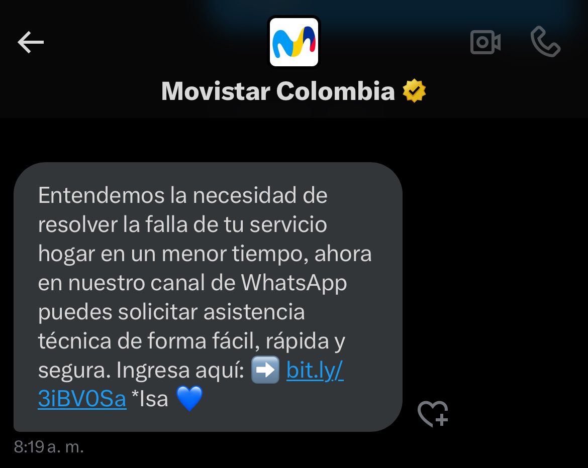 estefycausil07's tweet photo. @MovistarCo Para que me dicen que escriba al interno si esto es lo que me van a contestar https://t.co/22BmHWony3