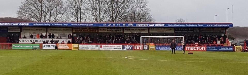 RDClark79's tweet photo. @TheBroadhallWay @StevenageFC Always has to be the North https://t.co/StVu8mHUwJ