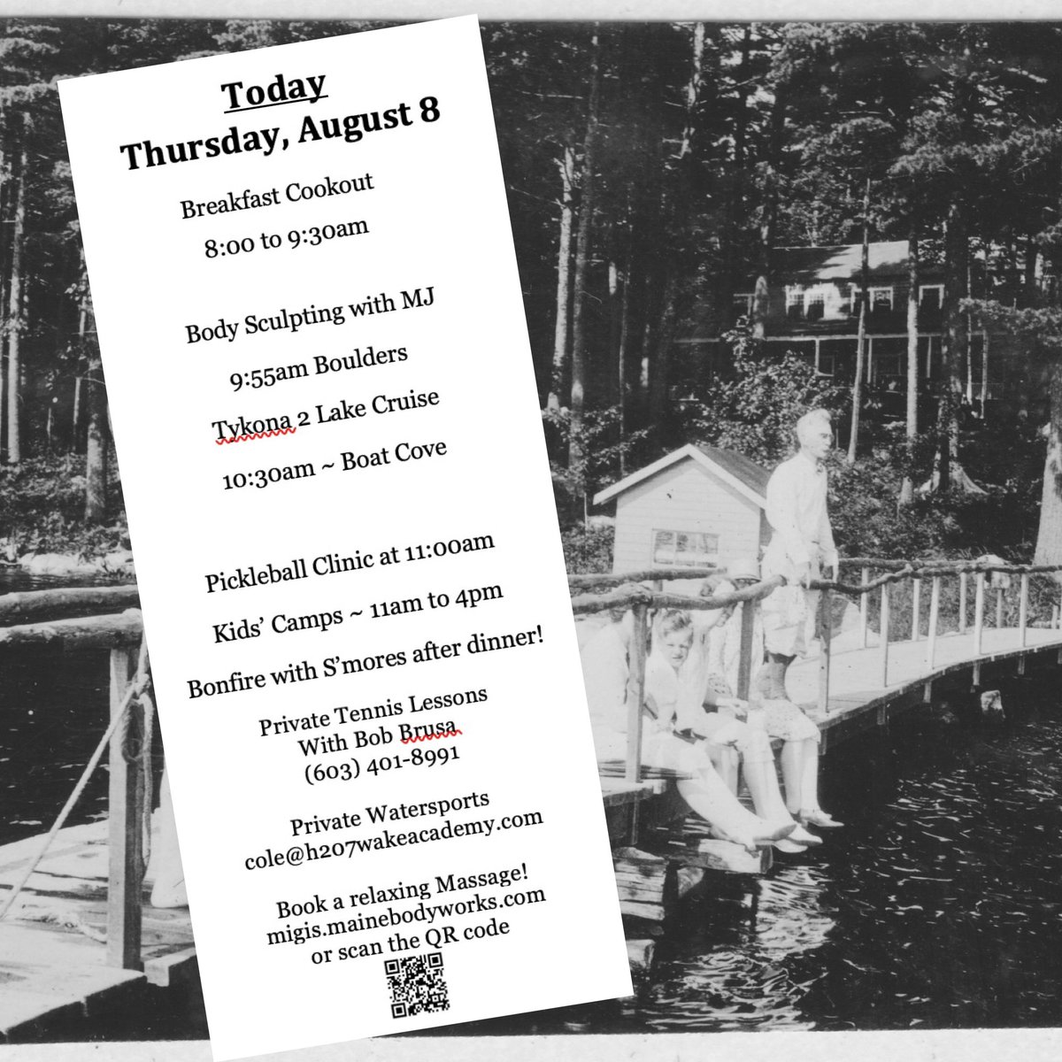 MigisLodge's tweet image. Enjoy your day. 🙂  #breakfast #visitMaine #vacationland #Migis #SebagoLake #mainefamilyvacation
#Tykona2
#allinclusiveresort
#todayatmigis
#Gooutsideandplay #mainething #placetostealawaytorest #thewaylifeshouldbe