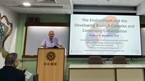 HeltiOrg's tweet photo. Drs. Matthews &amp; Lye visited the Centre for Cellular and Molecular Biology in Hyderabad to meet Dr. Giriraj Chandak &amp; team, discussing HeLTI India sample analysis &amp; presenting on pregnancy &amp; child development. 🧬📊 #HeLTI More: https://t.co/tXLp5pHi7E https://t.co/EexbXf7bix