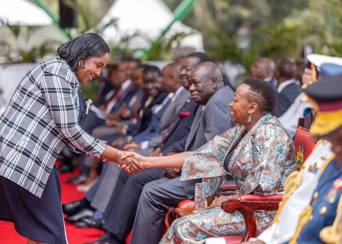 MoICTKenya's tweet photo. Congratulations to Dr. Margaret Ndung'u on your appointment as the Cabinet Secretary for the Ministry of Information, Communications and the Digital Economy. Karibu sana! we look forward to working with you. https://t.co/BsmdBWLt34