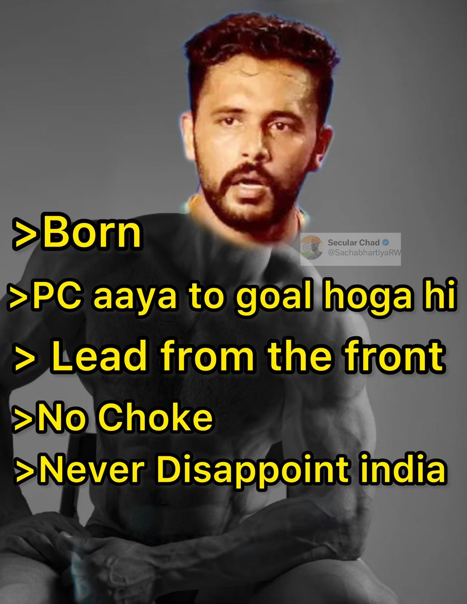 SachabhartiyaRW's tweet photo. Sarpanch sahab ki baat hi alag hai 
#Hockey  #INDvESP #ESPvIND #Olympics  #Bronze #IndiaAtOlympics https://t.co/SJym9xmQed
