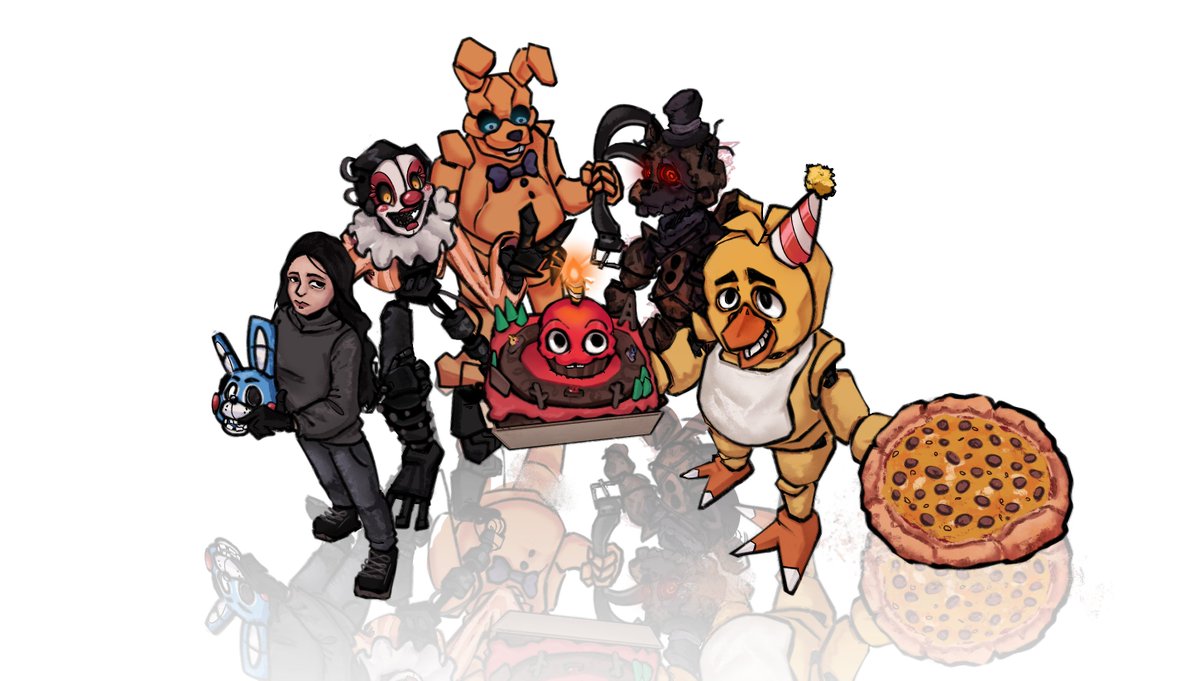 #FNAF10thAnniversary #fnaffanart #FNAF 10 years of fnaf, just today I like really realize it, a strange feeling.