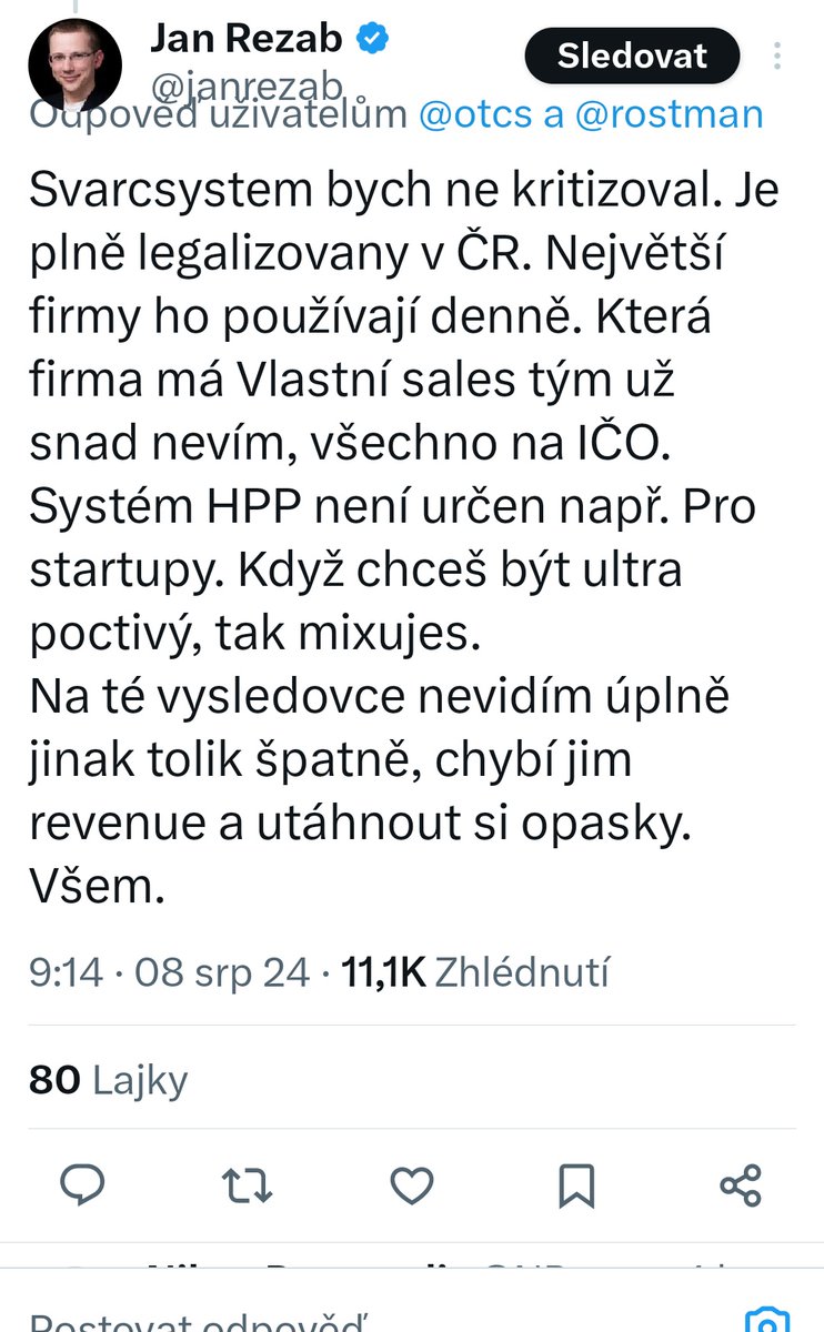 Soleil_cz's tweet photo. Já to říkám pořádá, že tahle Vláda podporuje Švarc systém. Poctivým zaměstnavatelům nakládá jednu byrokracii za druhou, a ti další se smějí, jak jsou ti první blbí. To je záměr, že @MJureka @Zbynek_Stanjura @P_Fiala @market_a @PiratIvanBartos #svarcsystem #HPP #DPP https://t.co/b7SugGjKTJ