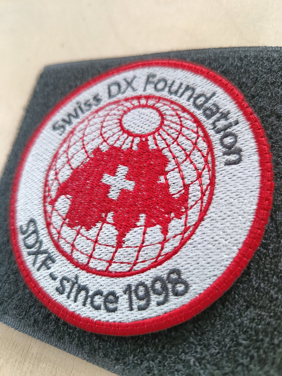 BBzymek's tweet photo. Here we are patch with velcro for Swiss DX Foundation. Soon will be available in our shop with SDXF logo. #hamradio #hamr #amateurradio #amateurfunk #radioamatori #SDXF #callsign #DX #SQ1K #SQ1KBartsShop https://t.co/4hn6gad7yX