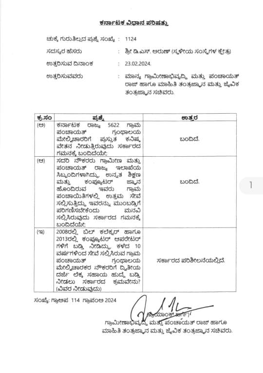 PE_Exploitation's tweet photo. 2008 ರಲ್ಲಿ ಬಿಲ್ ಕಲೆಕ್ಟರ್ ಹಾಗೂ 2013ರಲ್ಲಿ ಕಂಪ್ಯೂಟರ್ ಆಪರೇಟರ್ ಗಳಿಗೆ ಬಡ್ತಿ ನೀಡಿದ್ರು ಅಂತಾ @CommrPR ಇಲಾಖೆಯು ಸರಕಾರಕ್ಕೆ ತಪ್ಪು ಮಾಹಿತಿಯನ್ನು ನೀಡಿದ್ದಾರೆ, 
ಇದರ ಕುರಿತು ಸಮಗ್ರವಾಗಿ ತನಿಖೆಯಾಗಿ ಮುಂದಿನ ಕಾನೂನಾತ್ಮಕ ಹೋರಾಟ ನಡೆಸಬೇಕಾಗಿದೆ.
@PriyankKharge
@dsarunshimoga
ಸಂಖ್ಯೆ: ಗ್ರಾಅಪ 114 ಗ್ರಾಪಂಅ 2024 https://t.co/JM4ZSUaraR
