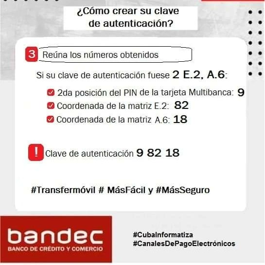 BCamaguey's tweet photo. #BandecTeAcompaña en el Registro en #Transfermóvil
Conoce aquí👇los pasos a seguir una vez que tienes tu tarjeta #Multibanca y tu Tarjeta Magnética
#EduquemosNuestrasFinanzas https://t.co/3YNJJbzAwj